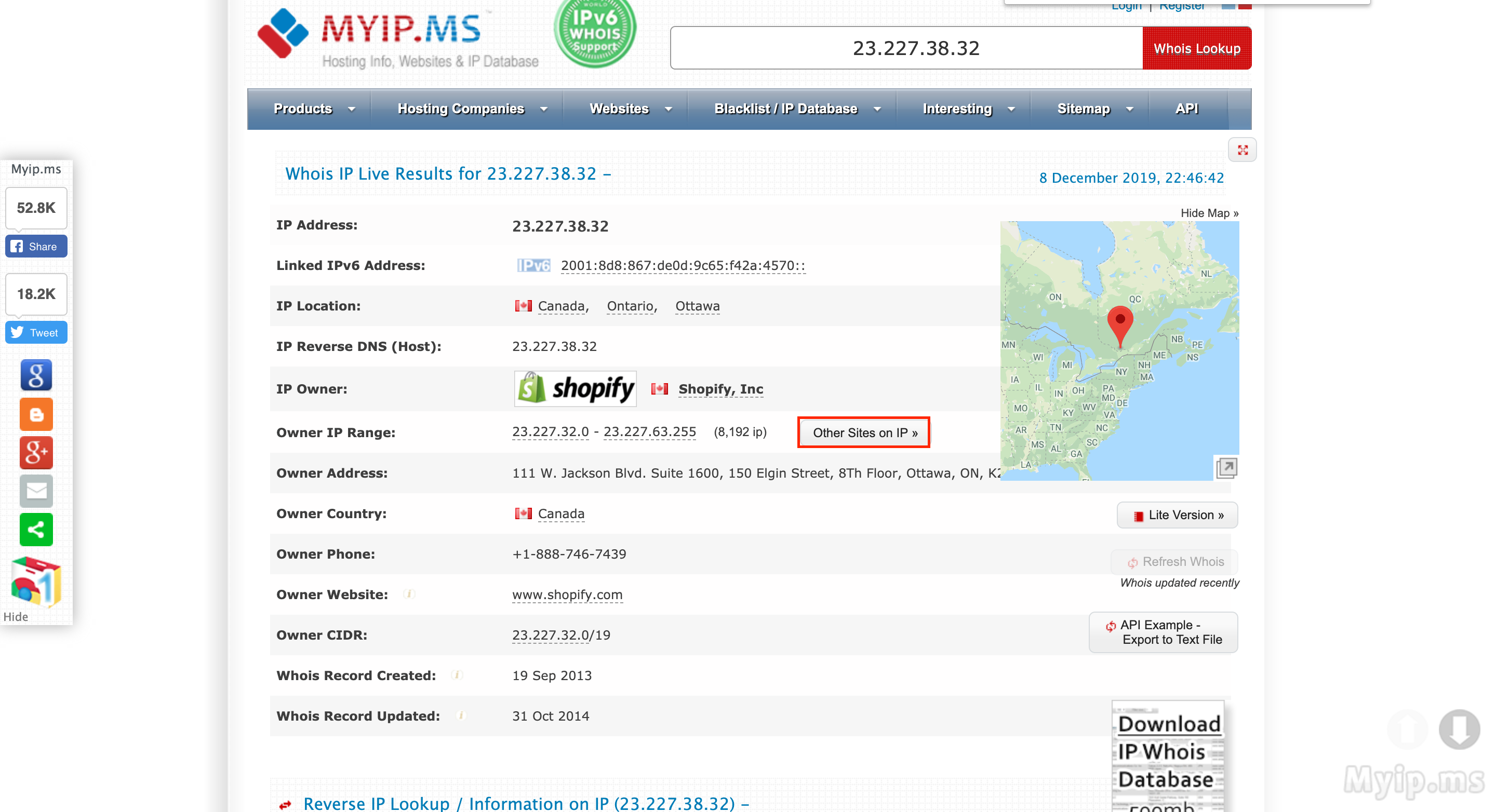 how to use myip.ms for Shopify
