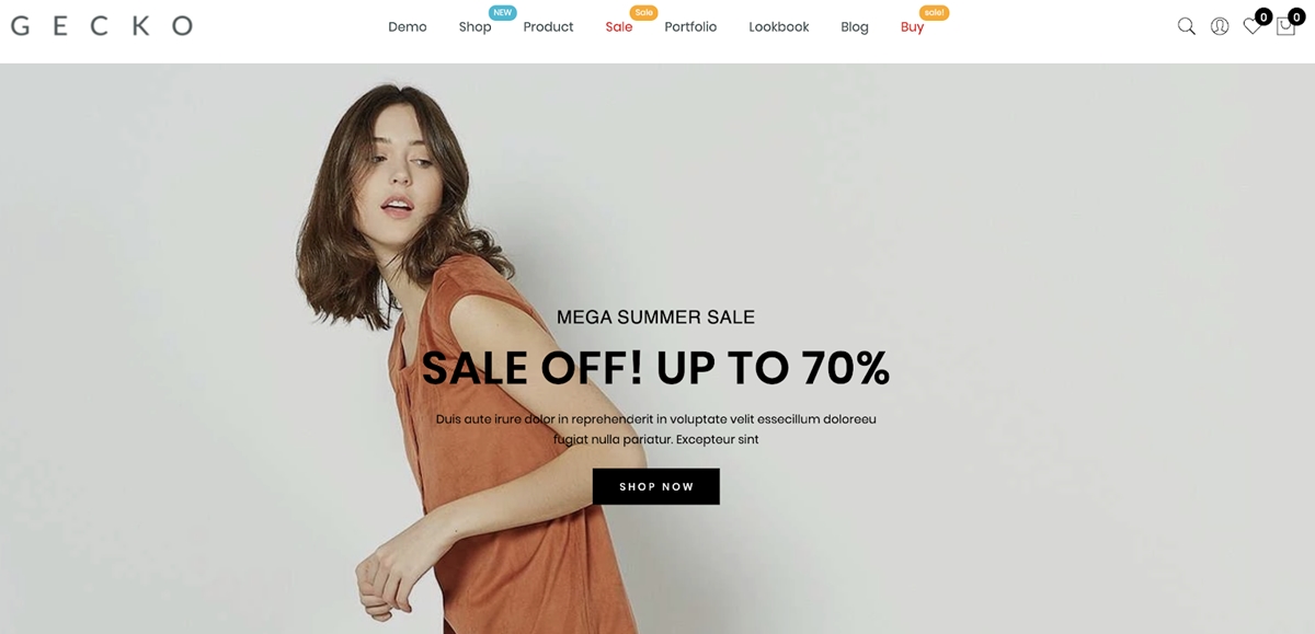 Best Shopify themes for dropshipping - Gecko