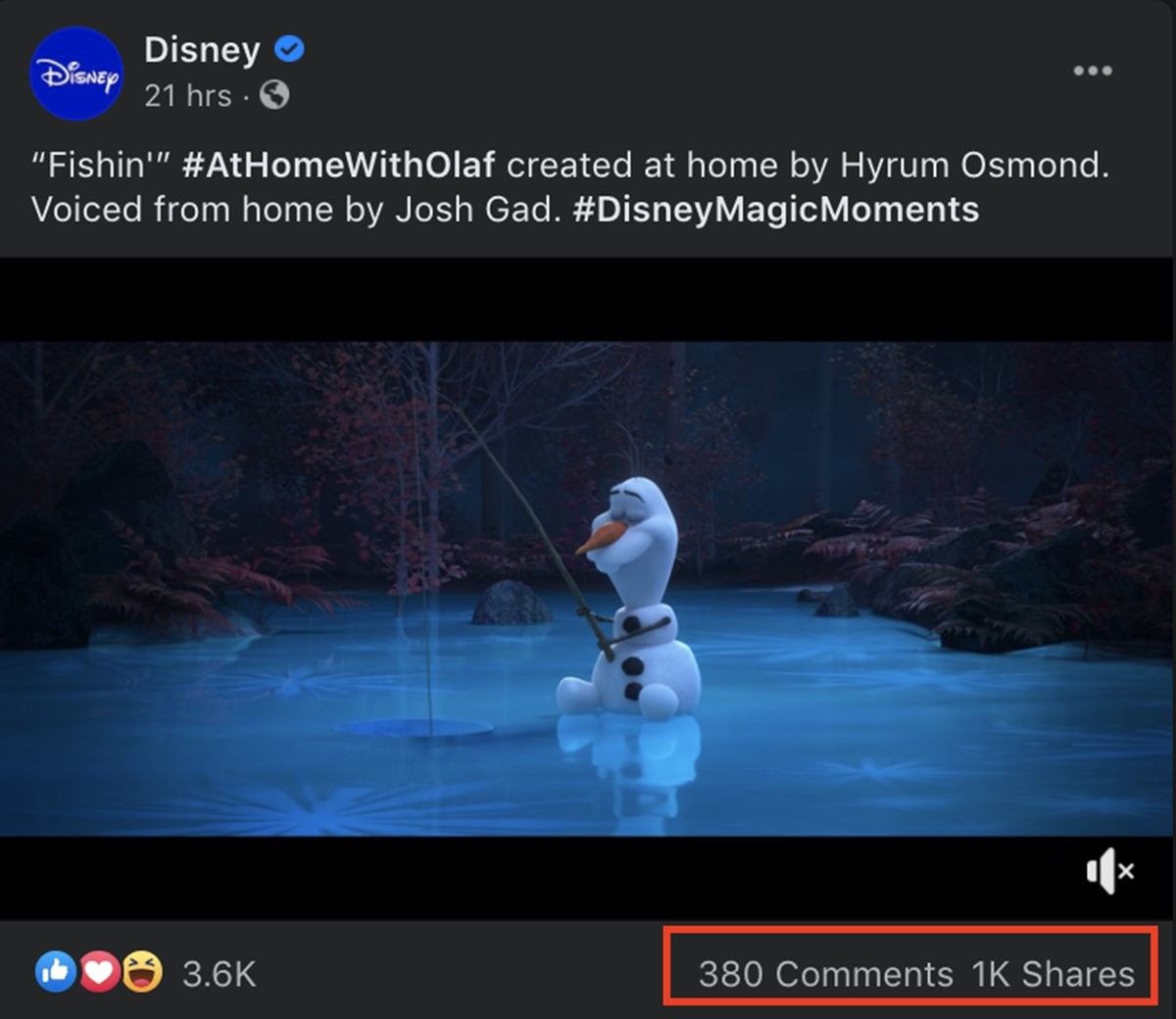 Disney Shareable Content