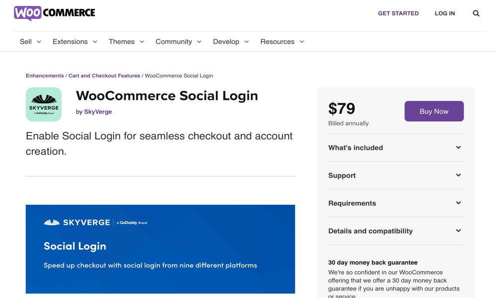 WooCommerce Social Login
