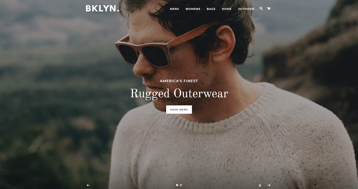 Best Shopify Themes/Templates - Brooklyn theme