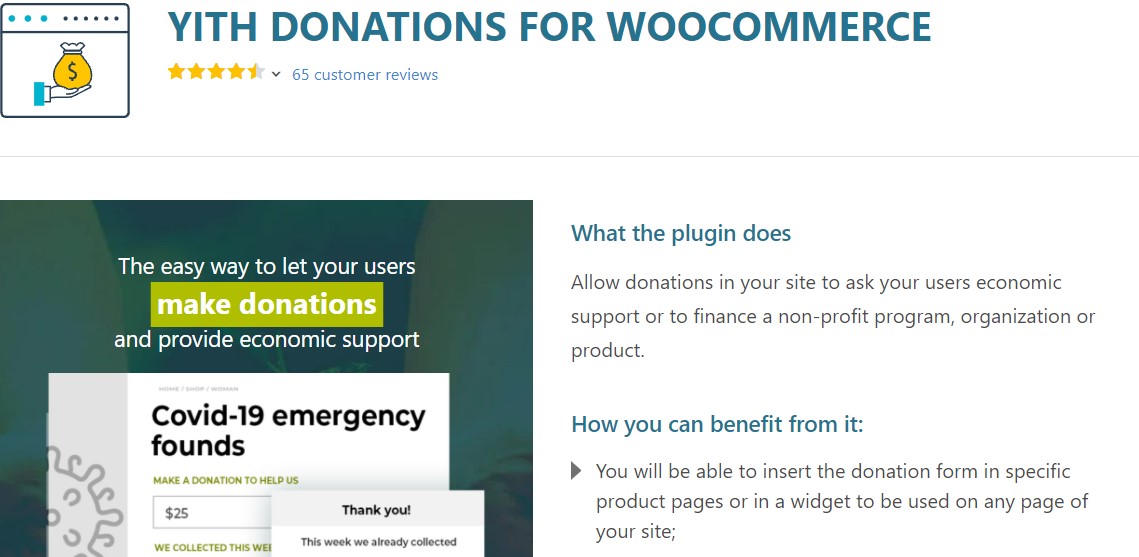 YITH Donations for WooCommerce