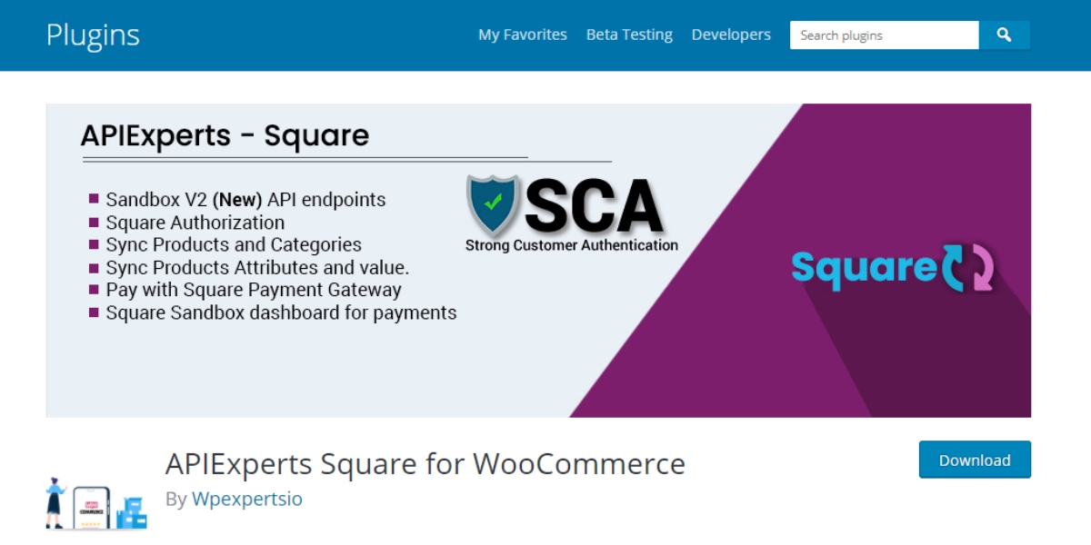 APIExperts Square for WooCommerce screenshot