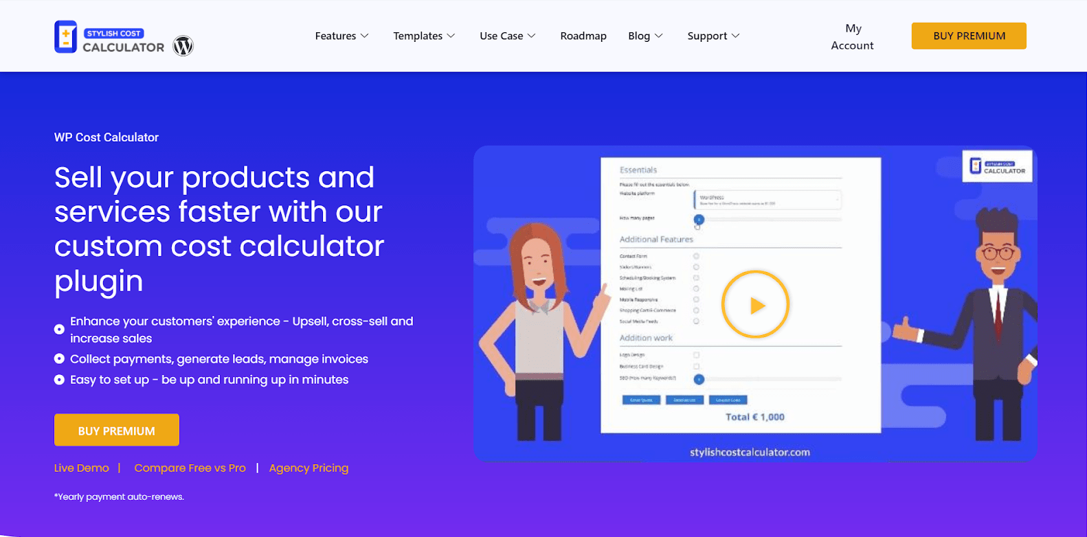 Stylish Cost Calculator