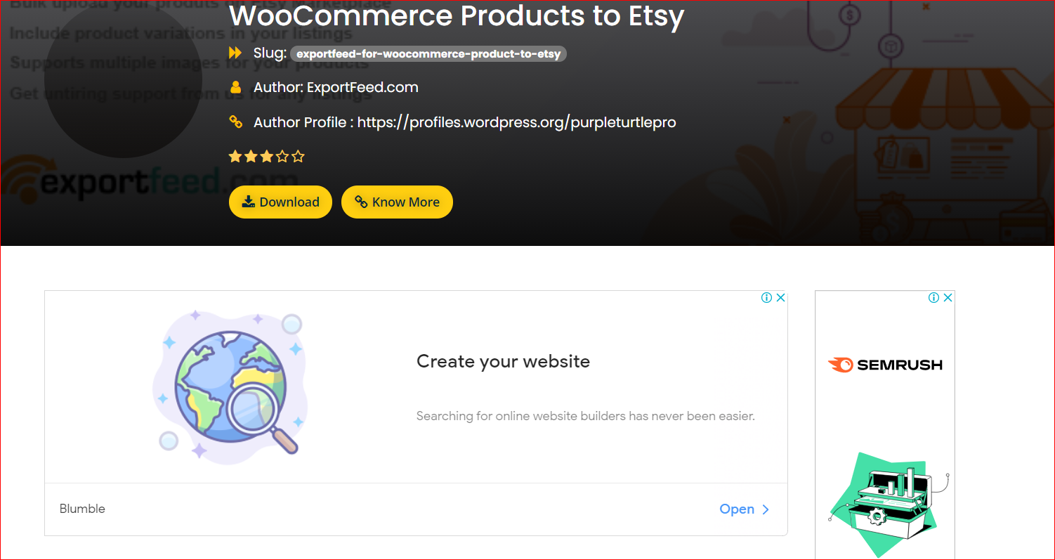 WooCommerce Products to Etsy