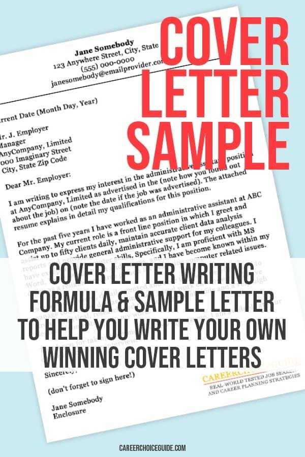 Cover letter formats and examples