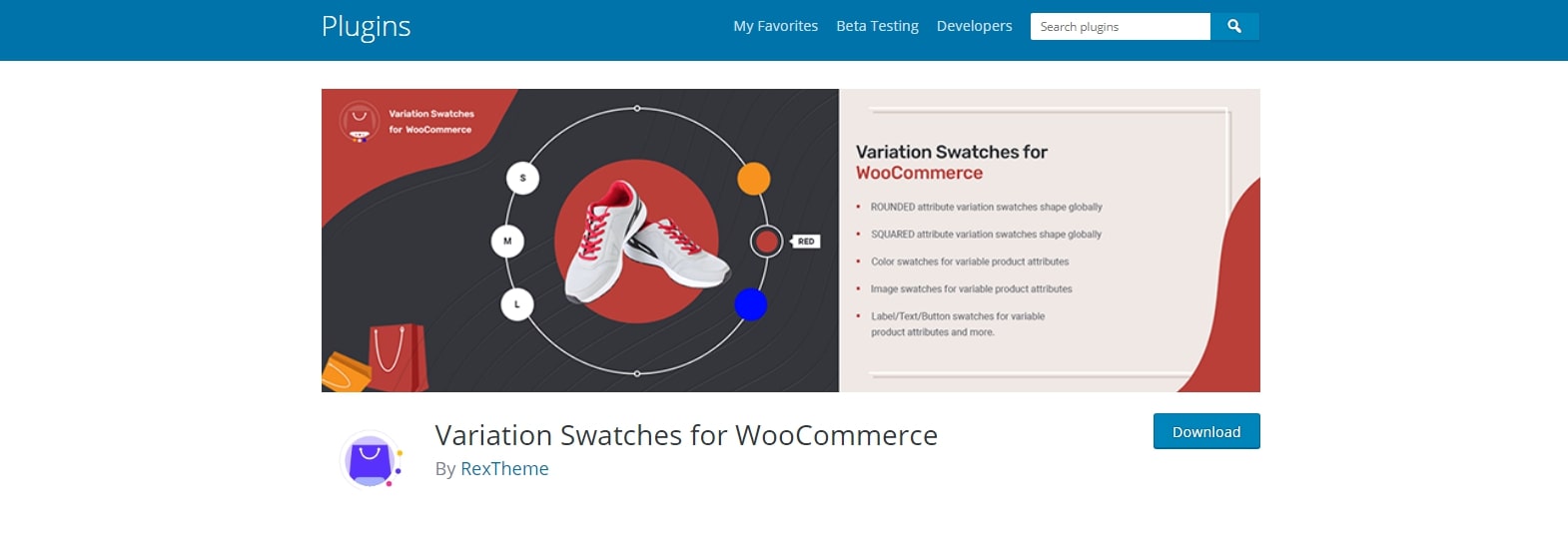 Variation Swatches for WooCommerce