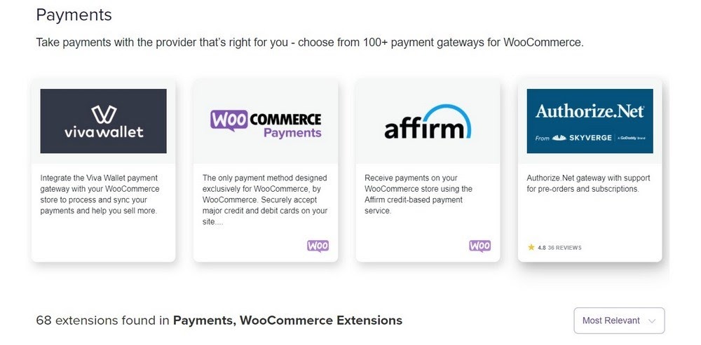 WooCommerce Payment Options