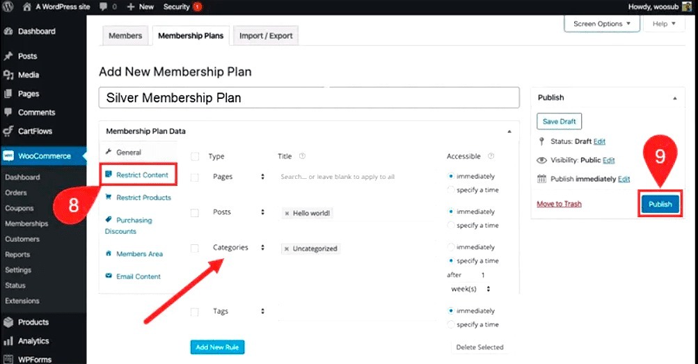 Integrate WooCommerce Memberships with Subscriptions