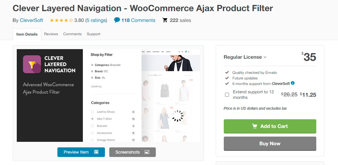Clever Layered Navigation - WooCommerce Ajax Product Filter