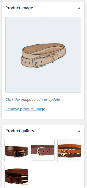 Edit product images in WooCommerce