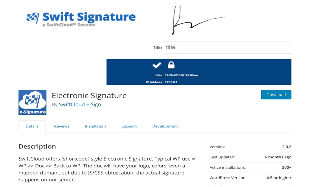 Electronic Signature by SwiftCloud