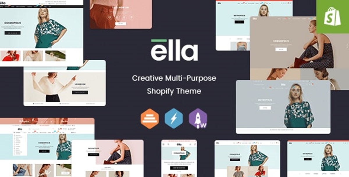 Best Shopify Bootstrap themes Compatible with Bootstrap 4.x: Ella theme