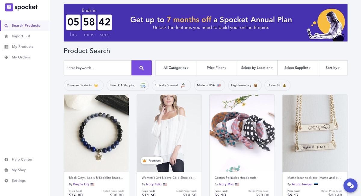 Spocket review: set up Spocket on Shopify