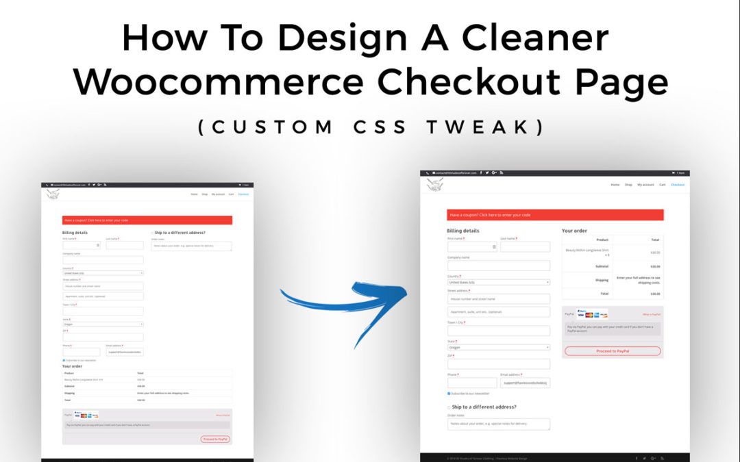 Chane your Checkout page with CSS