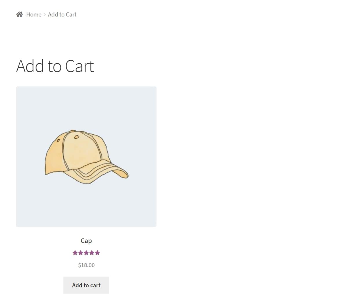 WooCommerce add to cart button
