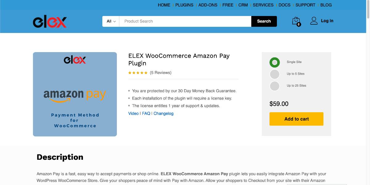 ELEX Amazon Pay for WooCommerce