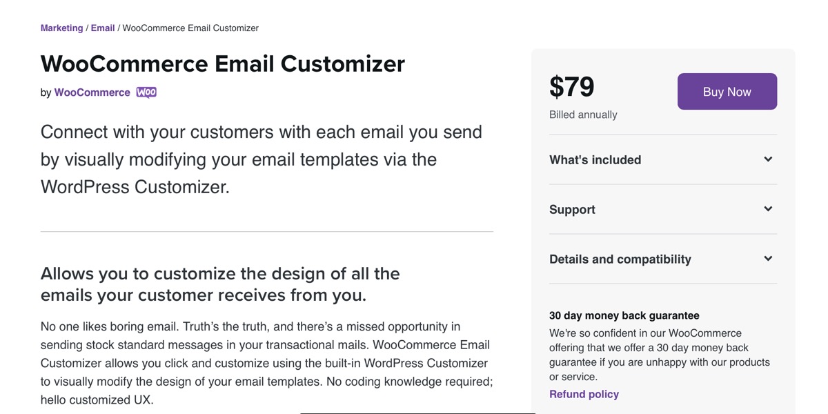 Email Customizer WooCommerce