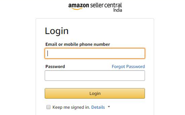 Step 1: Sign in your Amazon Seller Central account