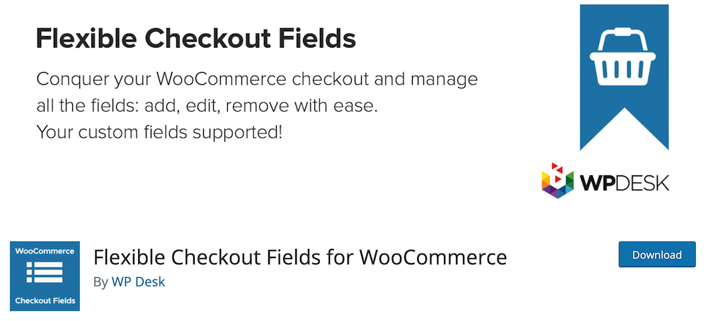 WooCommerce Flexible Checkout Fields