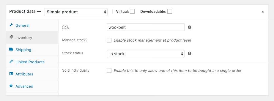 Some users want to keep SKU in the admin panel