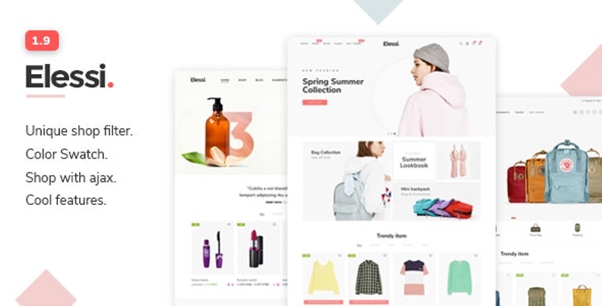 Best Shopify Bootstrap themes Compatible with Bootstrap 4.x: Elessi theme