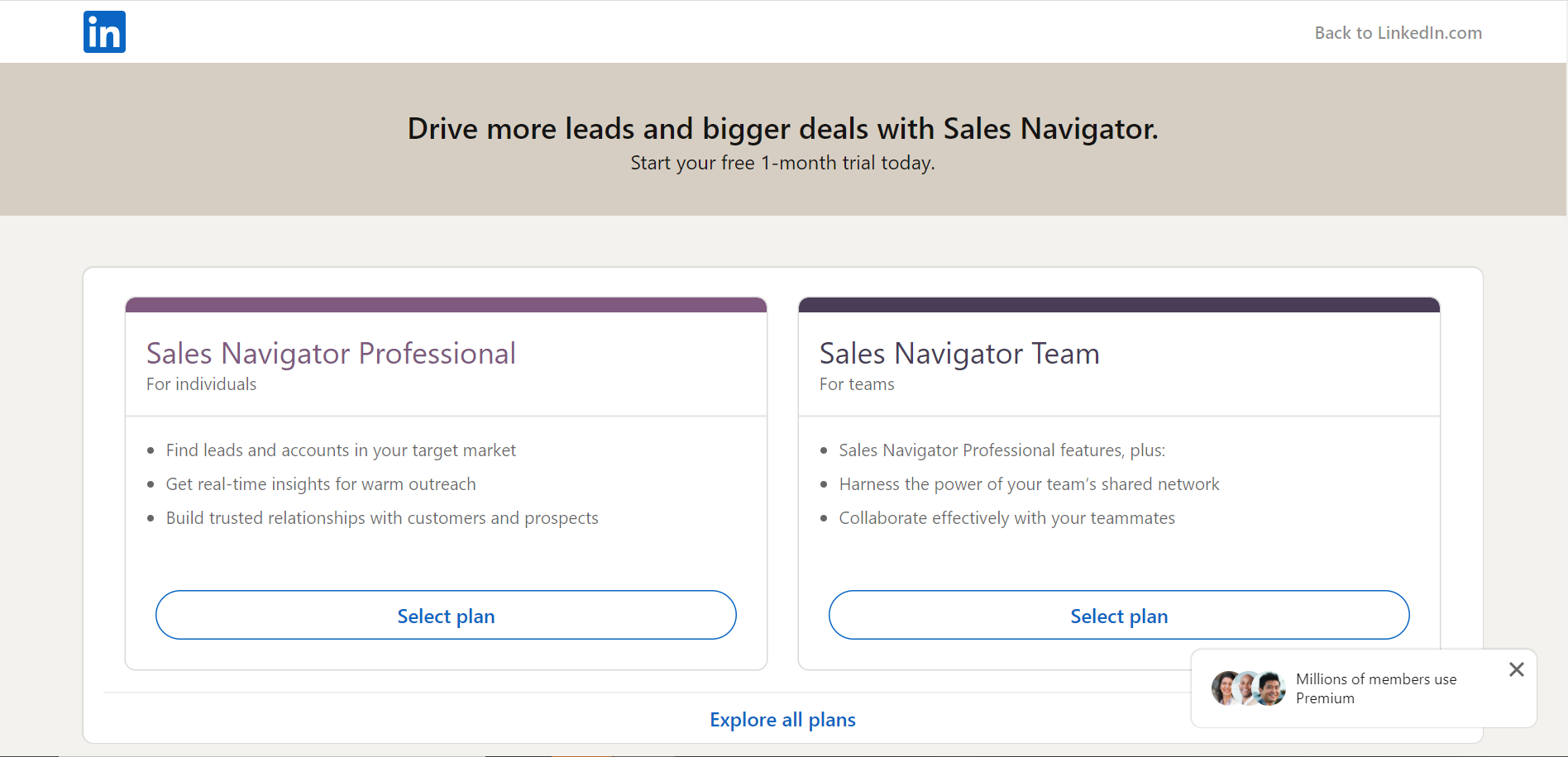 LinkedIn Sales Navigator