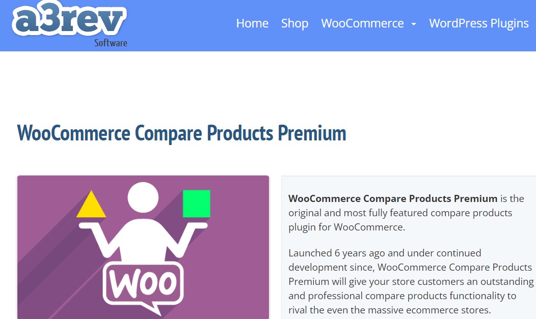 WooCommerce Compare Products Premium