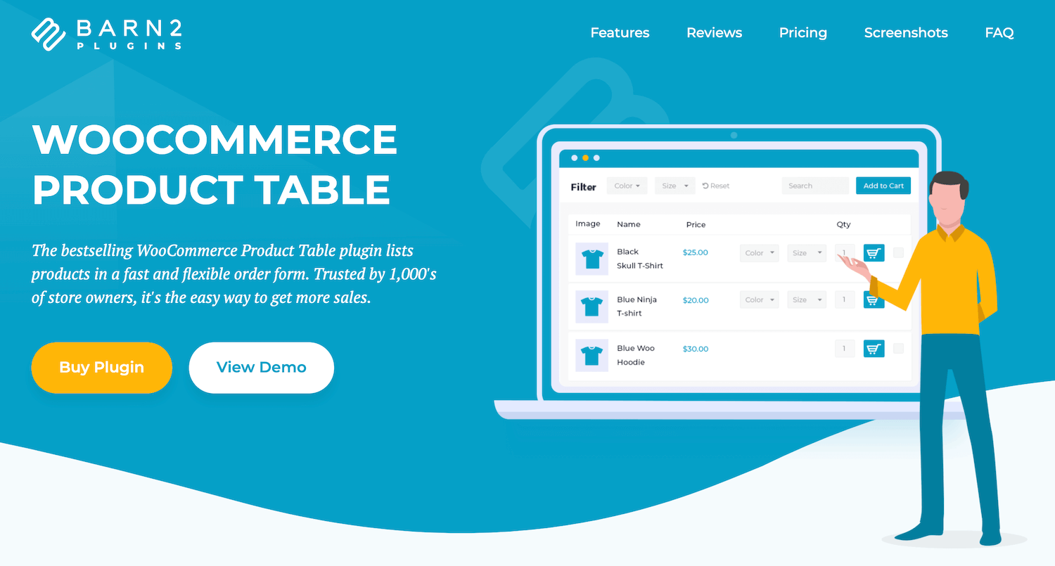 WooCommerce Product Table