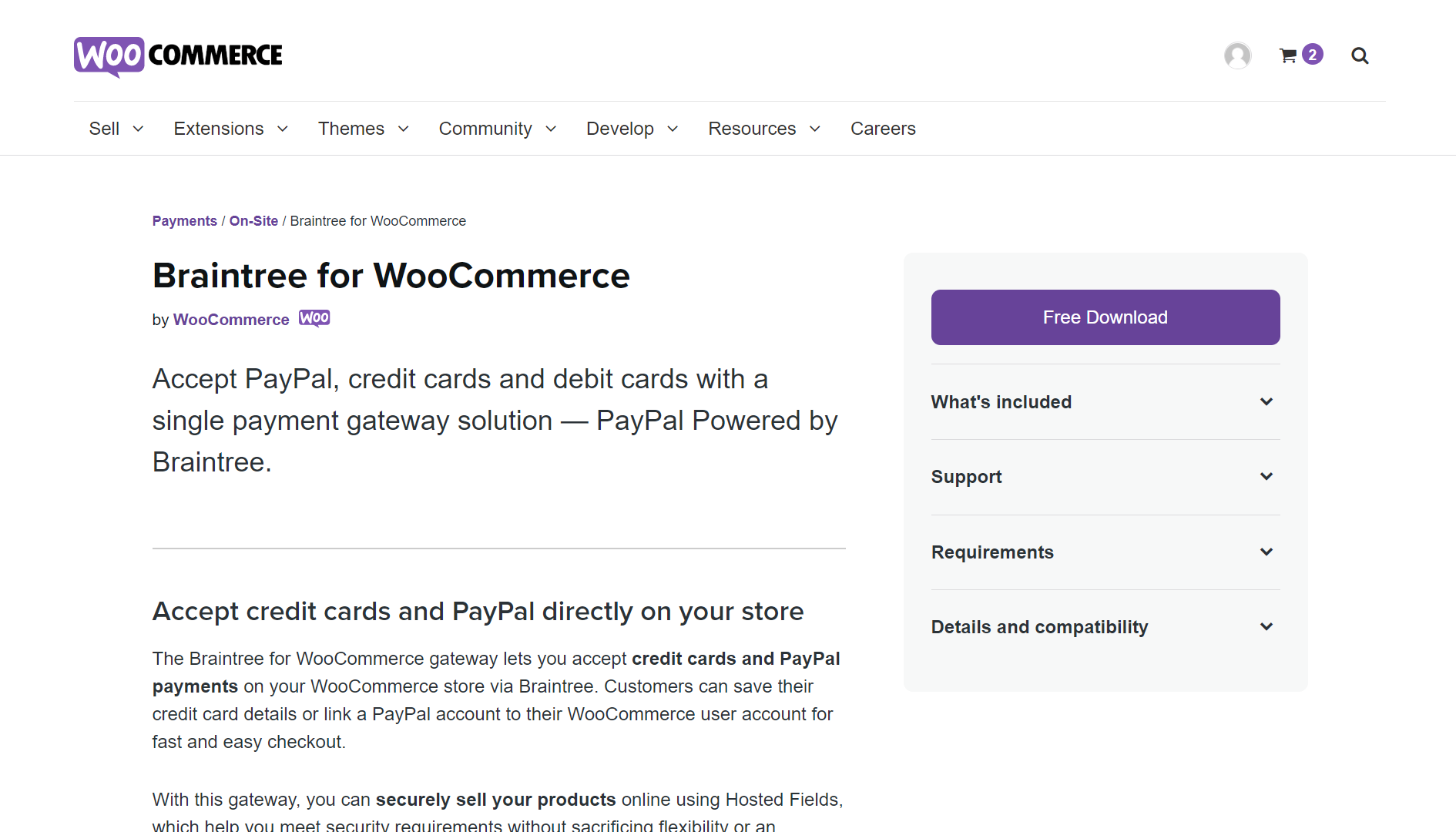 braintree for woocommerce