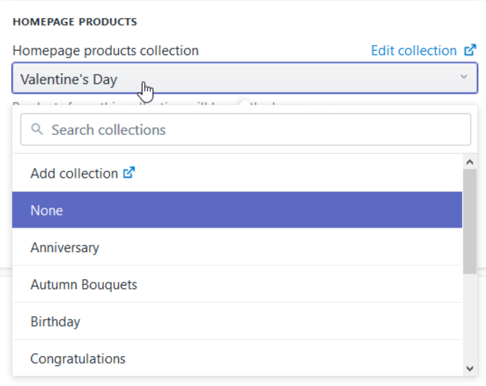 add products to featured collection on shopify