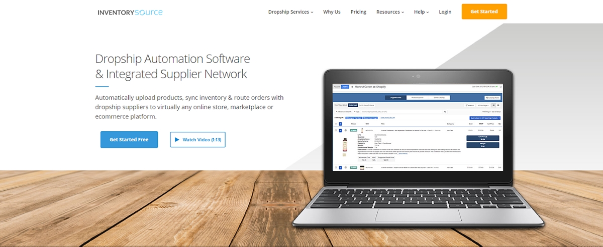 Best free Dropship companies: Inventory Source