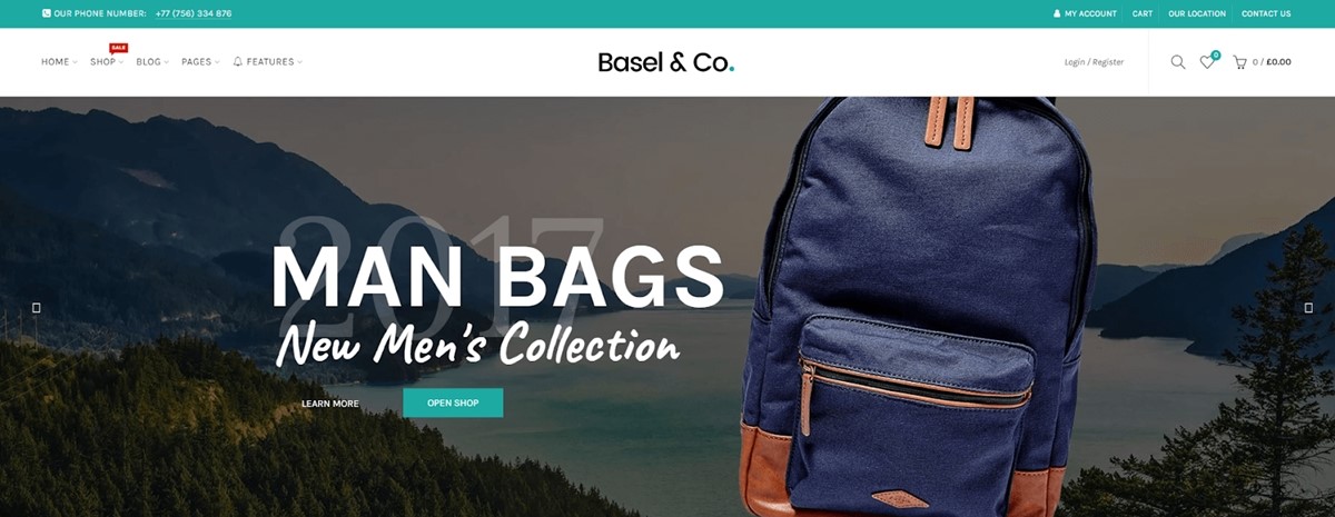 One-product Shopify store themes - Basel