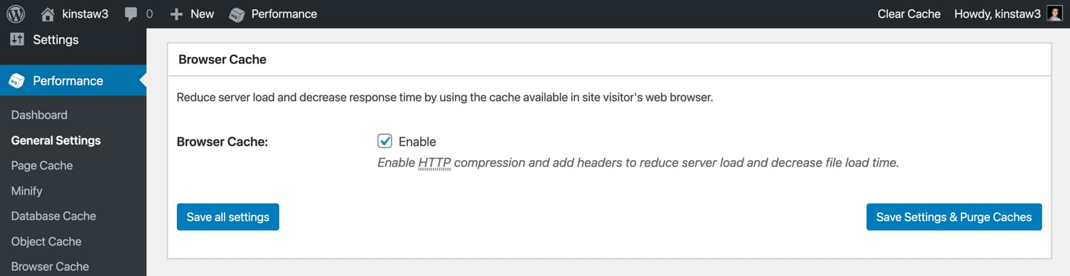 Browser cache