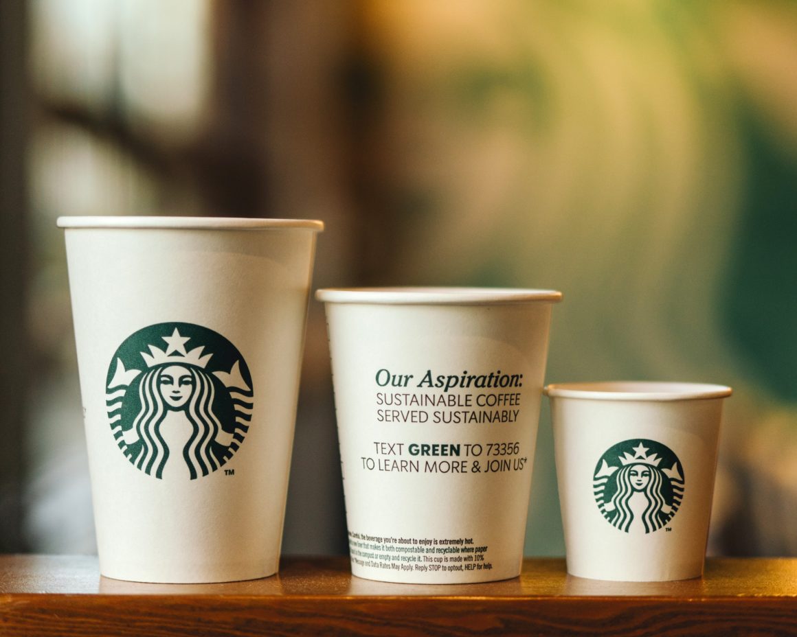 Starbucks's green-marketing example for making efforts in eradicating all plastic materials
