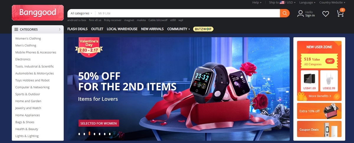 Best AliExpress alternatives for dropshipping: Banggood