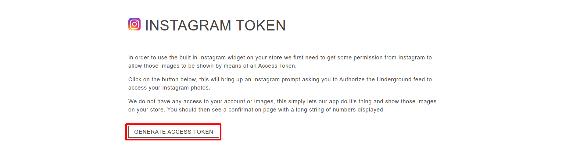 add instagram feed to shopify