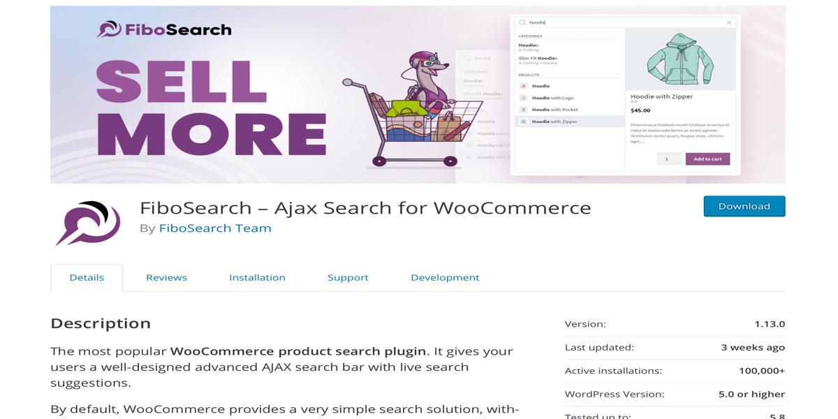 Ajax WooCommerce Search