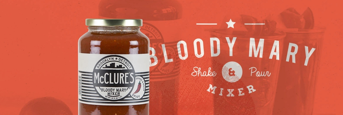 McClure’s Pickles' famous Bloody Mary pickle jar