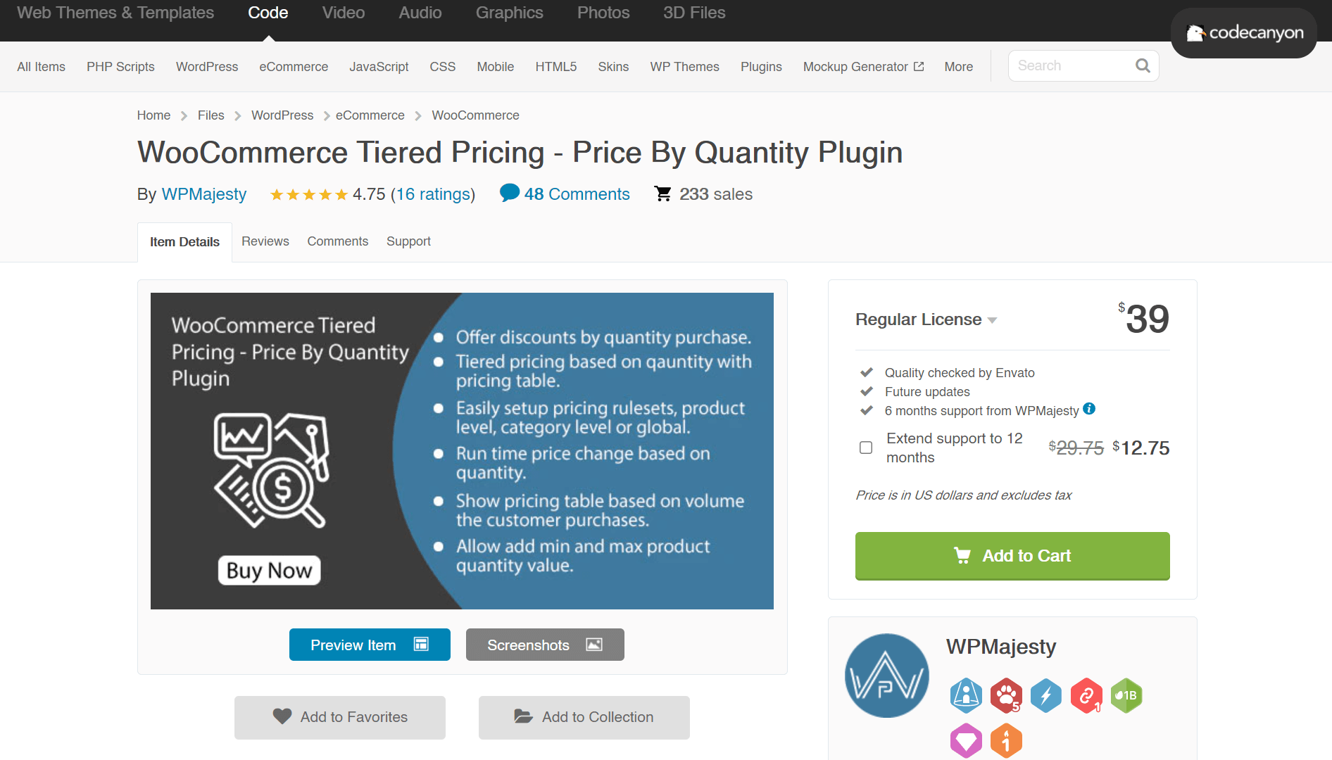 WooCommerce Tiered Pricing – Price by Quantity Plugin