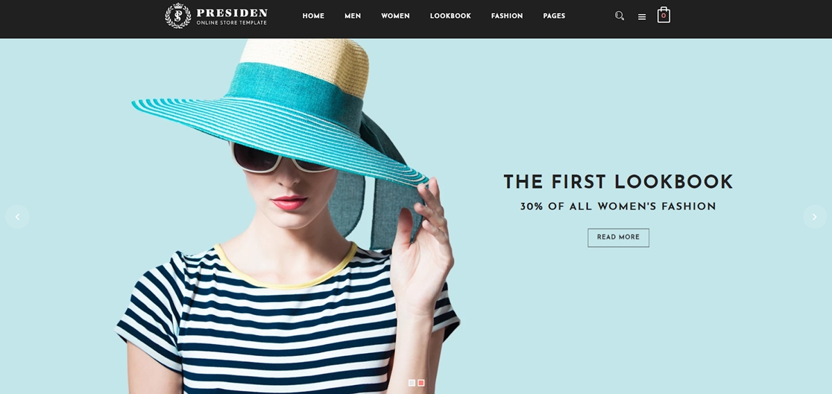 Best Shopify Themes/Templates - Presiden theme