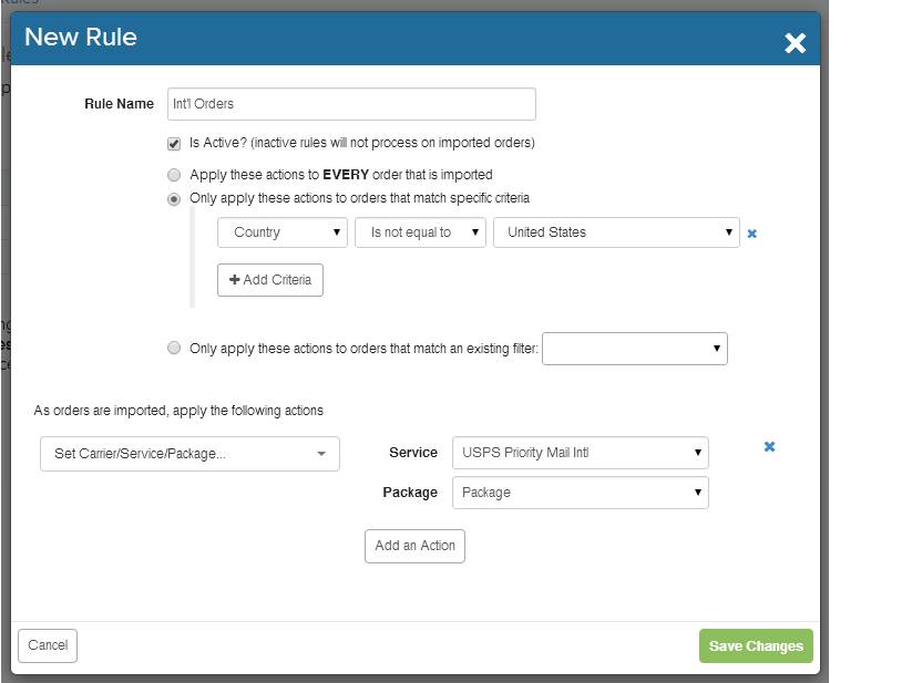 ShipStation provides a new rule setting to optimize the shipping process