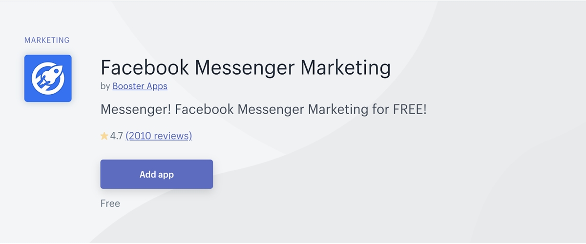 Apps to support you starting online businesses: Facebook Messenger Marketing
