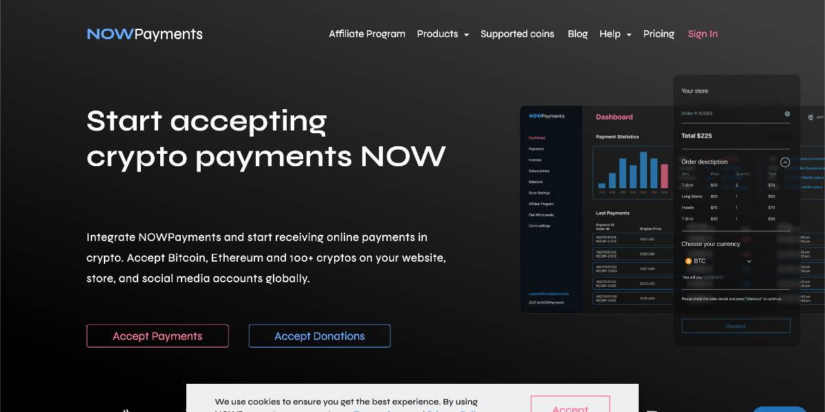 NOWPayments Crypto Payment Gateway for WooCommerce