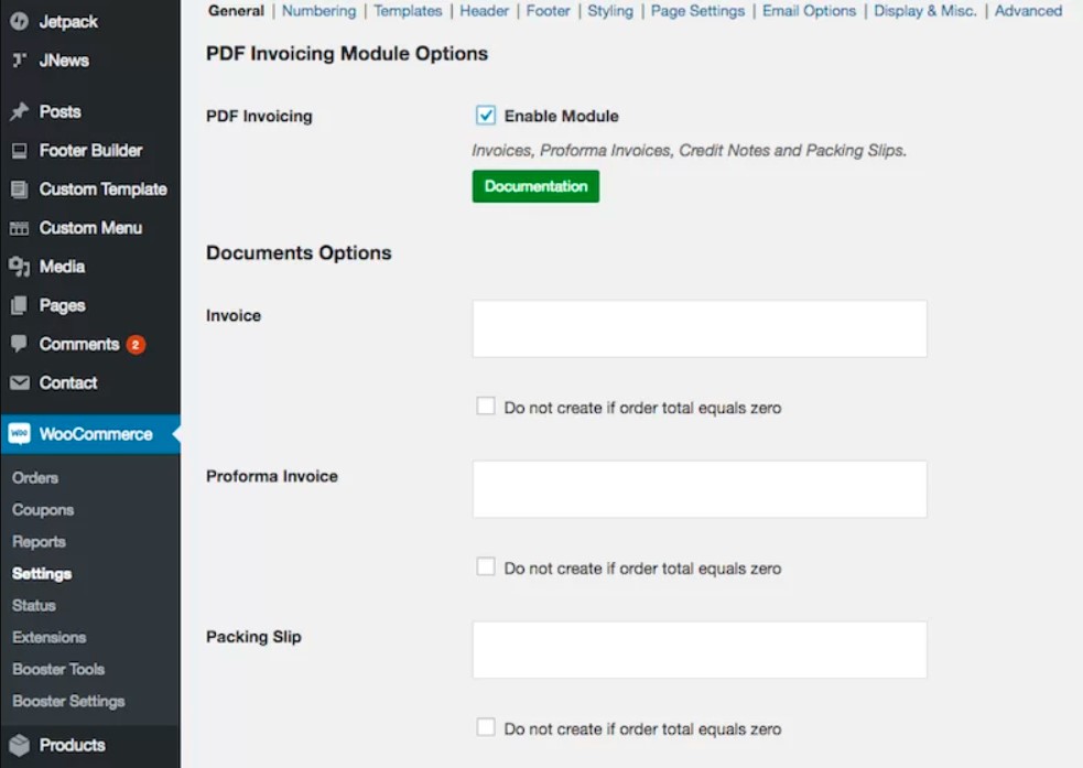 PDF Invoicing and Packing Slips