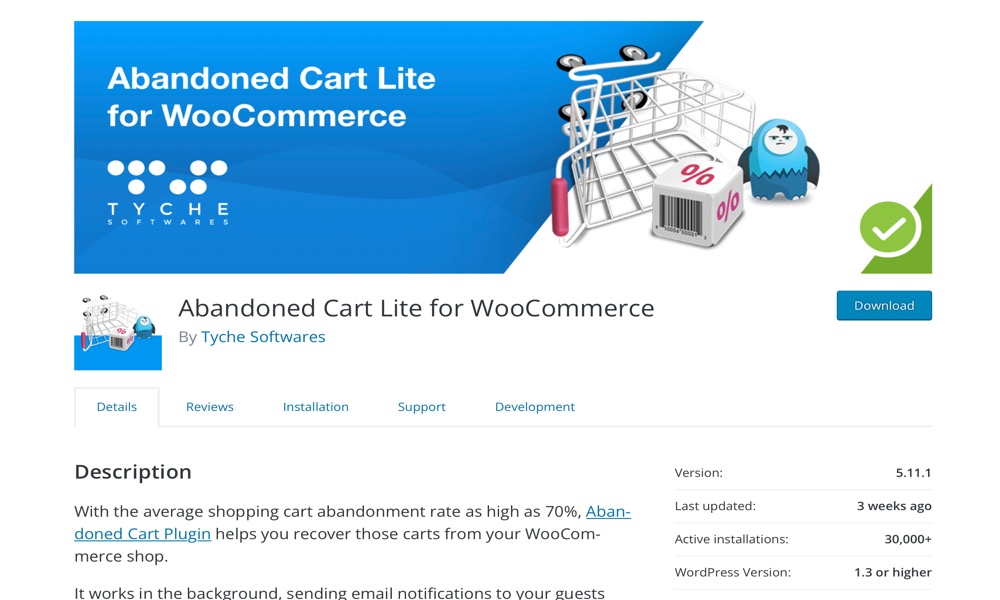 Abandoned Cart Lite for WooCommerce