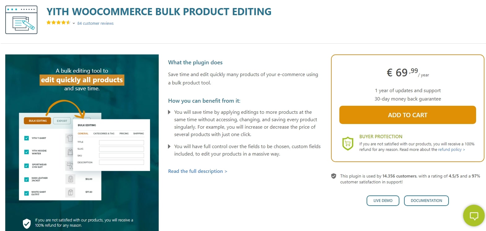 YITH WooCommerce Bulk Product Editing