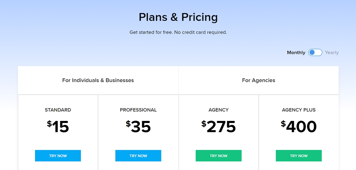 Zoho Social Plans & Pricing