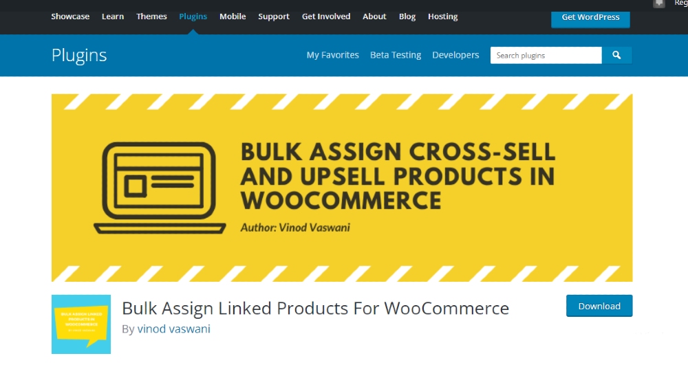 Bulk Assign Linked Products For WooCommerce screenshot