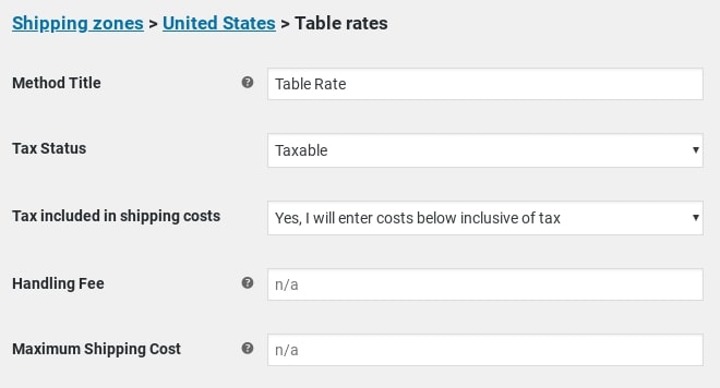 Step 2: Set up shipping zones